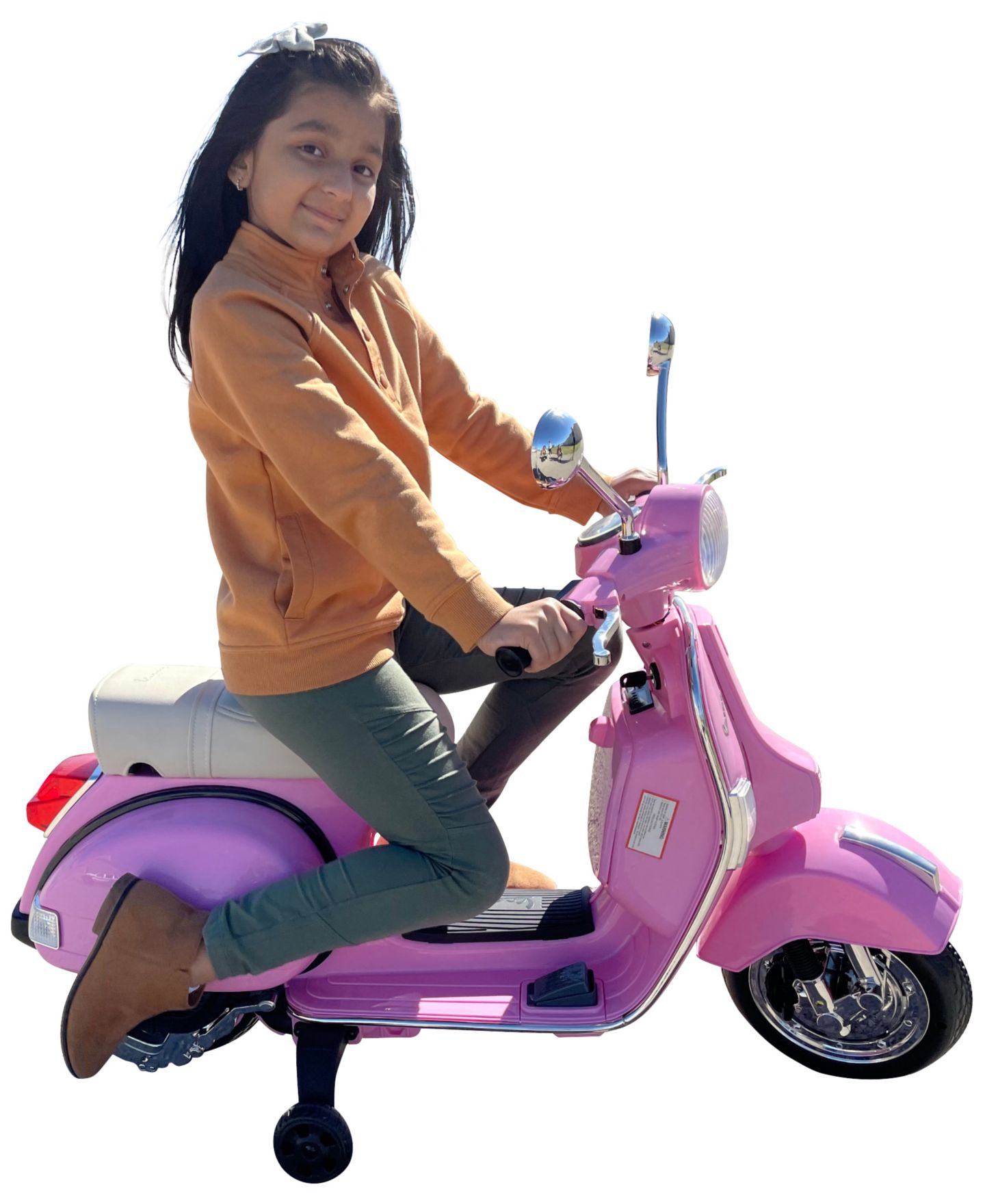 Детская игрушка Best Ride on Cars Vespa Scooter 12V Powered Ride-on — фото 6
