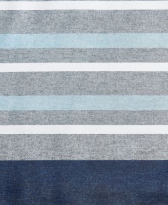 Heathered Block Reversible 3 Piece Comforter Set, Full/Queen