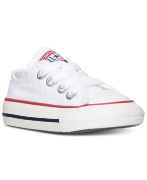 Shop Converse Chuck Taylor Toddler Original Sneakers From Finish Line In Optical White
