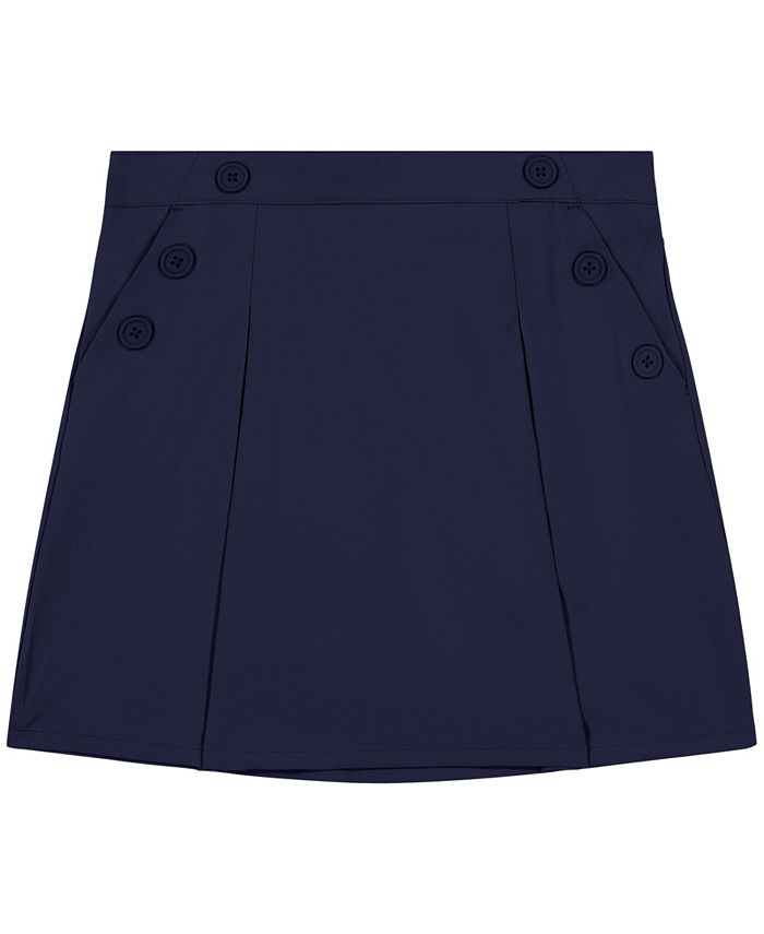 Buy Haloumoning Girls Mini Skirts Kids Front Pocket Button Houndstooth