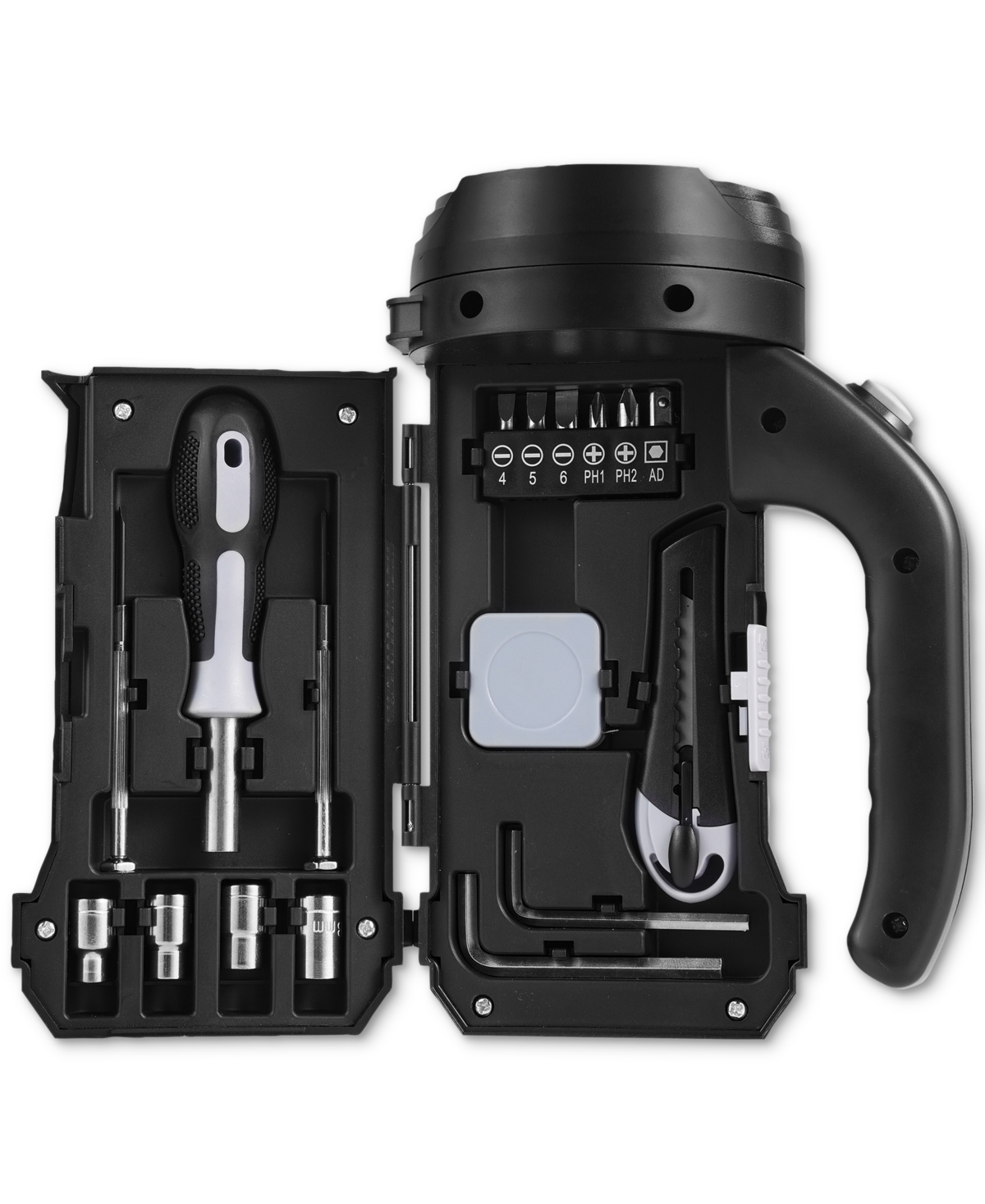 Adventure ® Men's 17-piece Tool Kit & Spotlight In Black | ModeSens