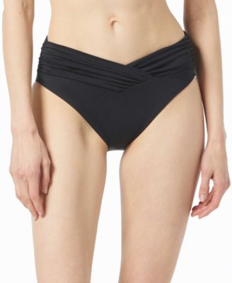 Michael Kors - Women's Gathered V-Waistband Bikini Bottoms