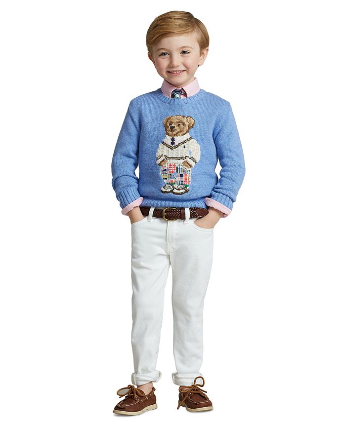 Kiddie Couture Boys Tan Polo Loafers
