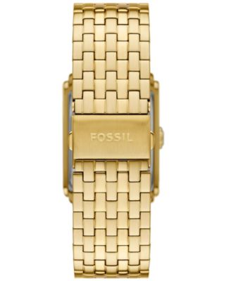 Men's Carraway Three-Hand Gold-Tone Stainless Steel Watch, 30mm