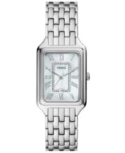 Rectangular best sale fossil watch