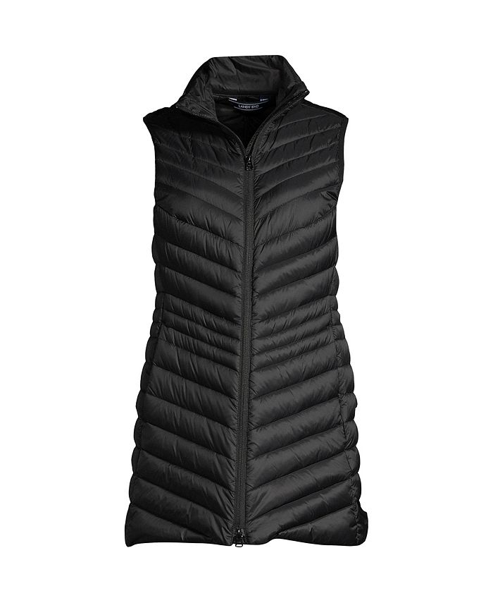 Lands end packable sales down vest