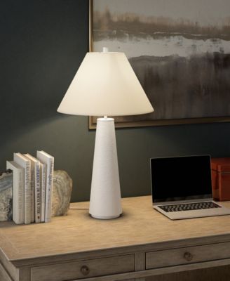 Ingalls 28" Tall Monochrome Table Lamp with Linen Shade