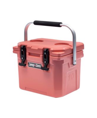 10 | 10.6 Qt. Premium Cooler with 2 Molded-in Cup Holders & Folding Aluminum Handle
