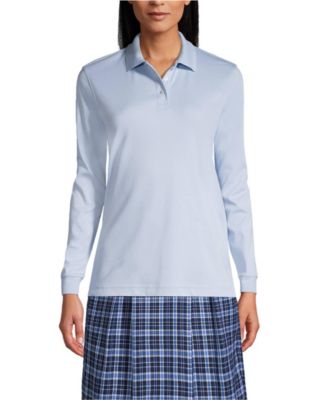 Women's Tall Long Sleeve Interlock Polo Shirt