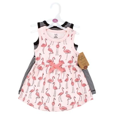 Baby Girls 2Pk Natural Sleeveless Dresses