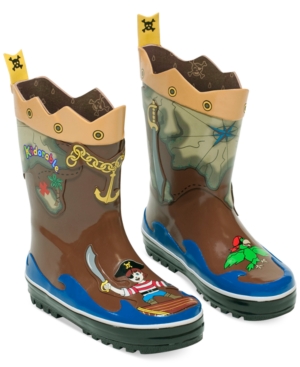 Kidorable Little Boys' Pirate Rain Boots
