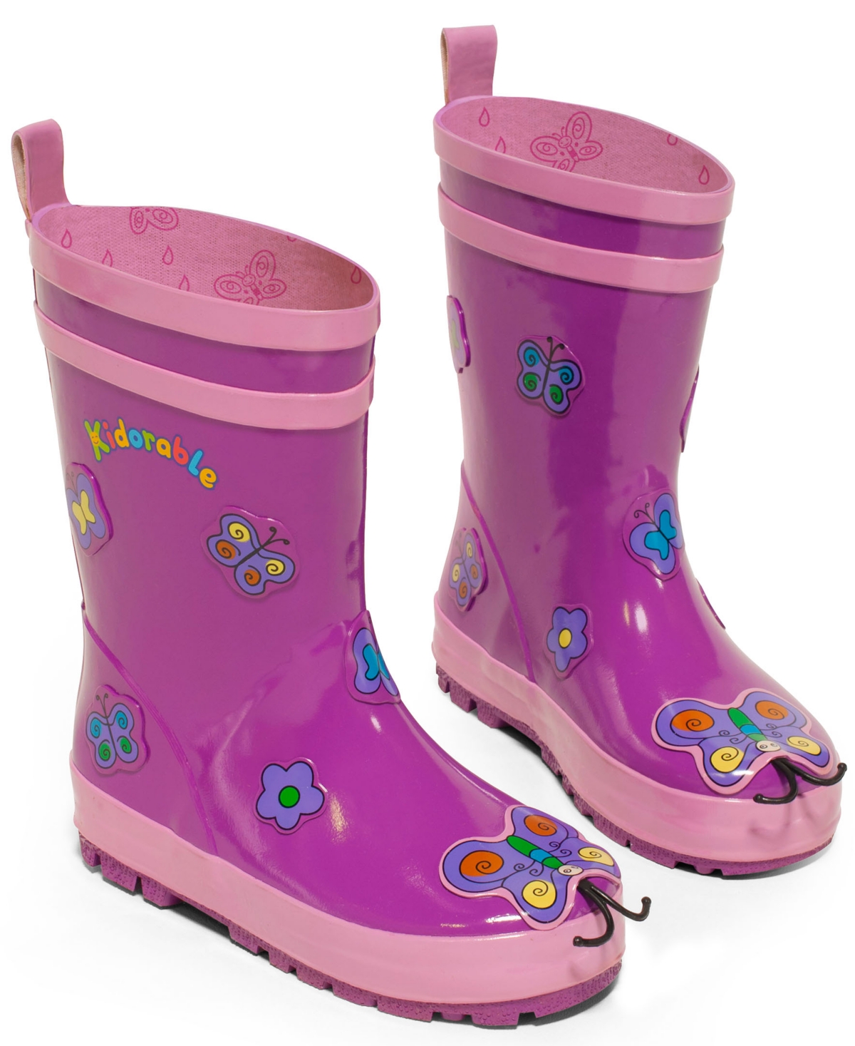 Kidorable "Butterfly" Rain Boots - Purple
