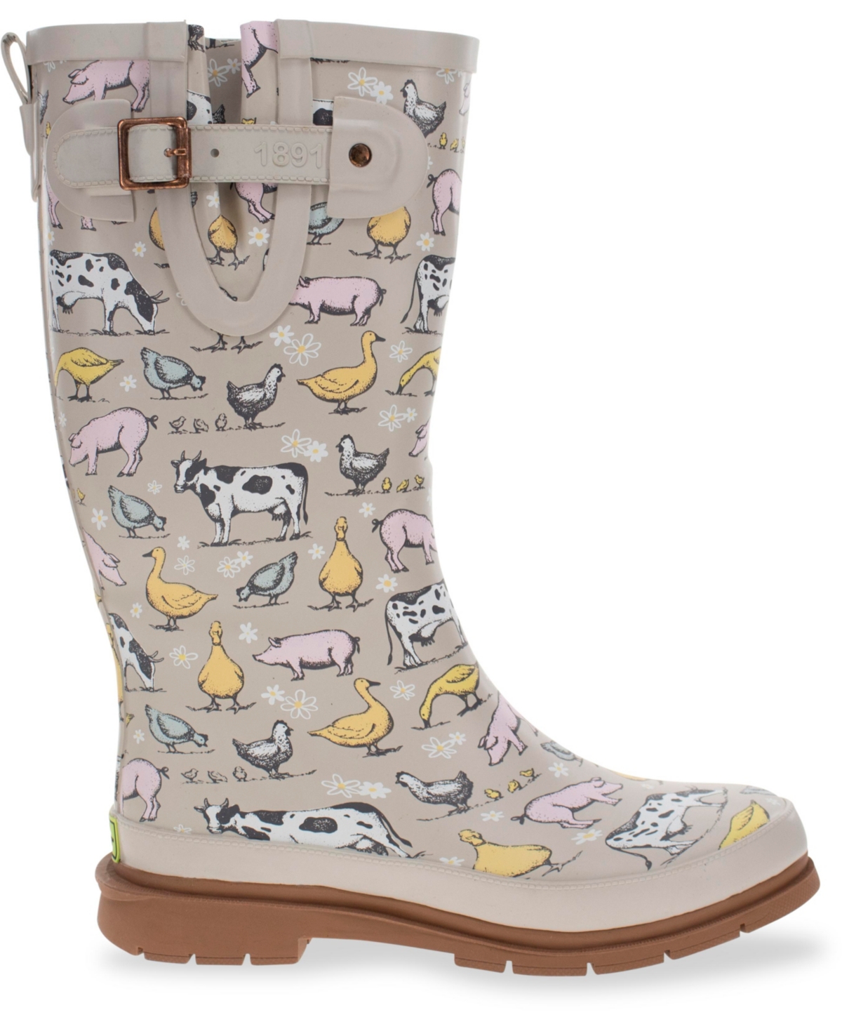 Women's Farmhouse Tall Rain Boot - Beige