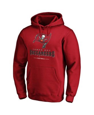 Men's Red Tampa Bay Buccaneers Big and Tall Team Logo Lockup Pullover Hoodie