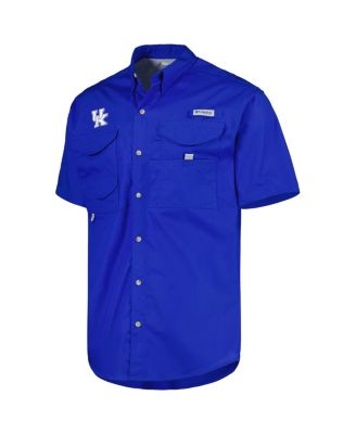 Men's Royal Kentucky Wildcats Bonehead Button-Up Shirt