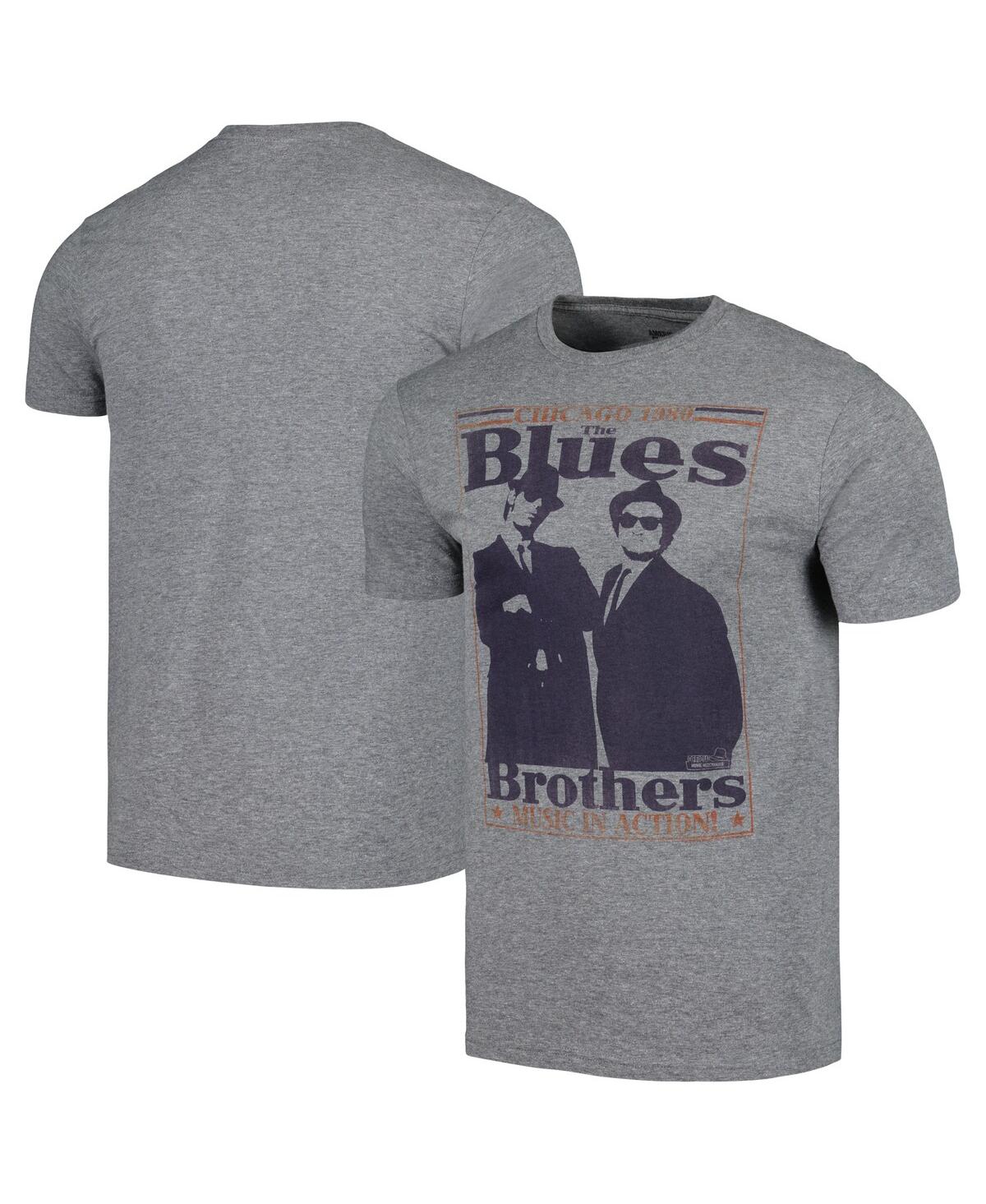 Men's Heather Gray Blues Brothers World Class T-shirt - Heather Gray