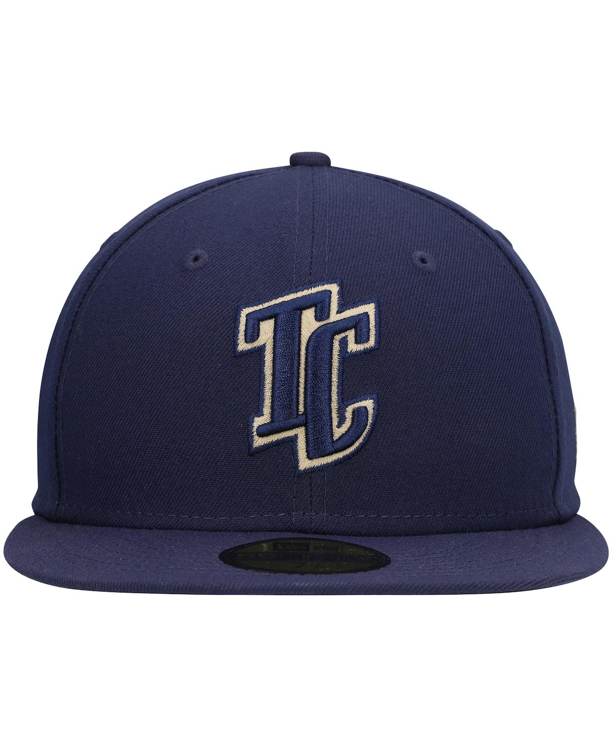 NEW ERA MEN'S NEW ERA NAVY TRI-CITY DUST DEVILS AUTHENTIC COLLECTION TEAM HOME 59FIFTY FITTED HAT 