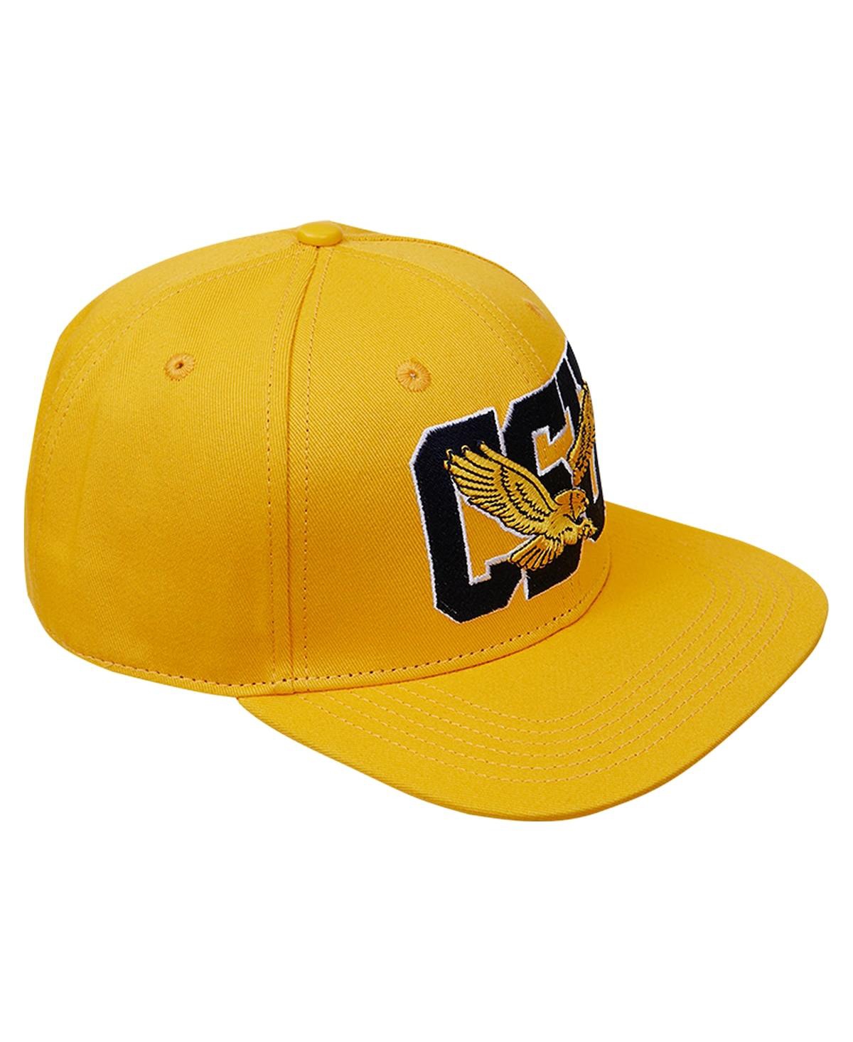 Pro Standard Gold Coppin State Eagles Evergreen Csu Snapback Hat In Yellow
