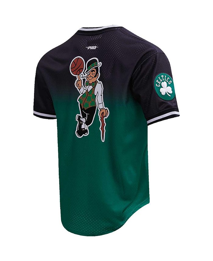 Post Men's Jayson Tatum Black, Kelly Green Boston Celtics Ombre Name