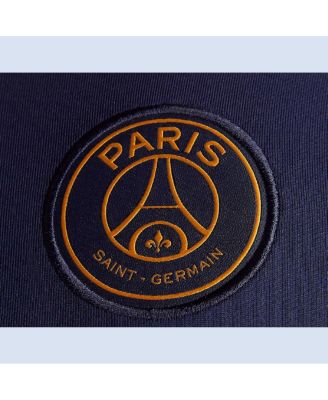 Men's Navy Paris Saint-Germain 2023/24 Strike Drill Performance Raglan Quarter-Zip Long Sleeve Top