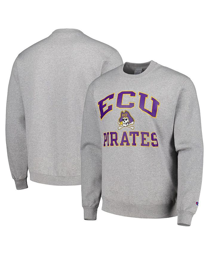 Men's Champion Gray ECU Pirates Football Jersey T-Shirt