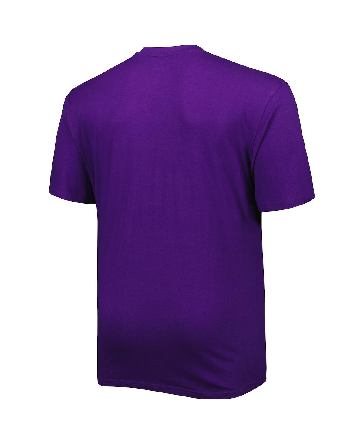 Shop Profile Men's Purple Los Angeles Lakers Big And Tall Heart & Soul T-shirt