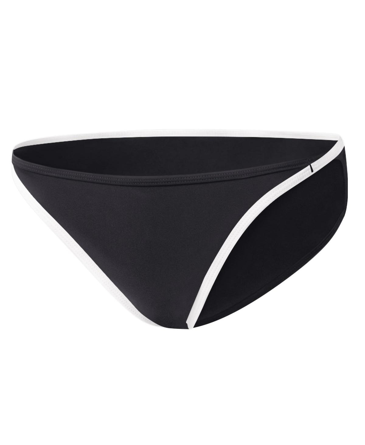 G-III 4HER BY CARL BANKS WOMEN'S G-III 4HER BY CARL BANKS BLACK LAS VEGAS RAIDERS PLAY ACTION BIKINI BOTTOM 