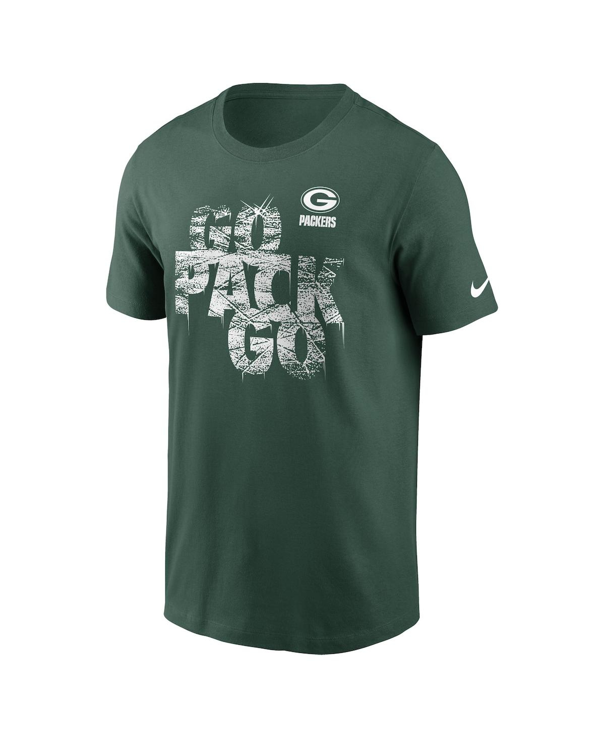 Shop Nike Men's  Green Green Bay Packers Local Essential T-shirt