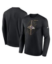 Baltimore Ravens Black Salute To Service Nike NFL Long Sleeve T