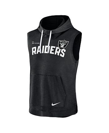 Raiders hotsell sleeveless hoodie