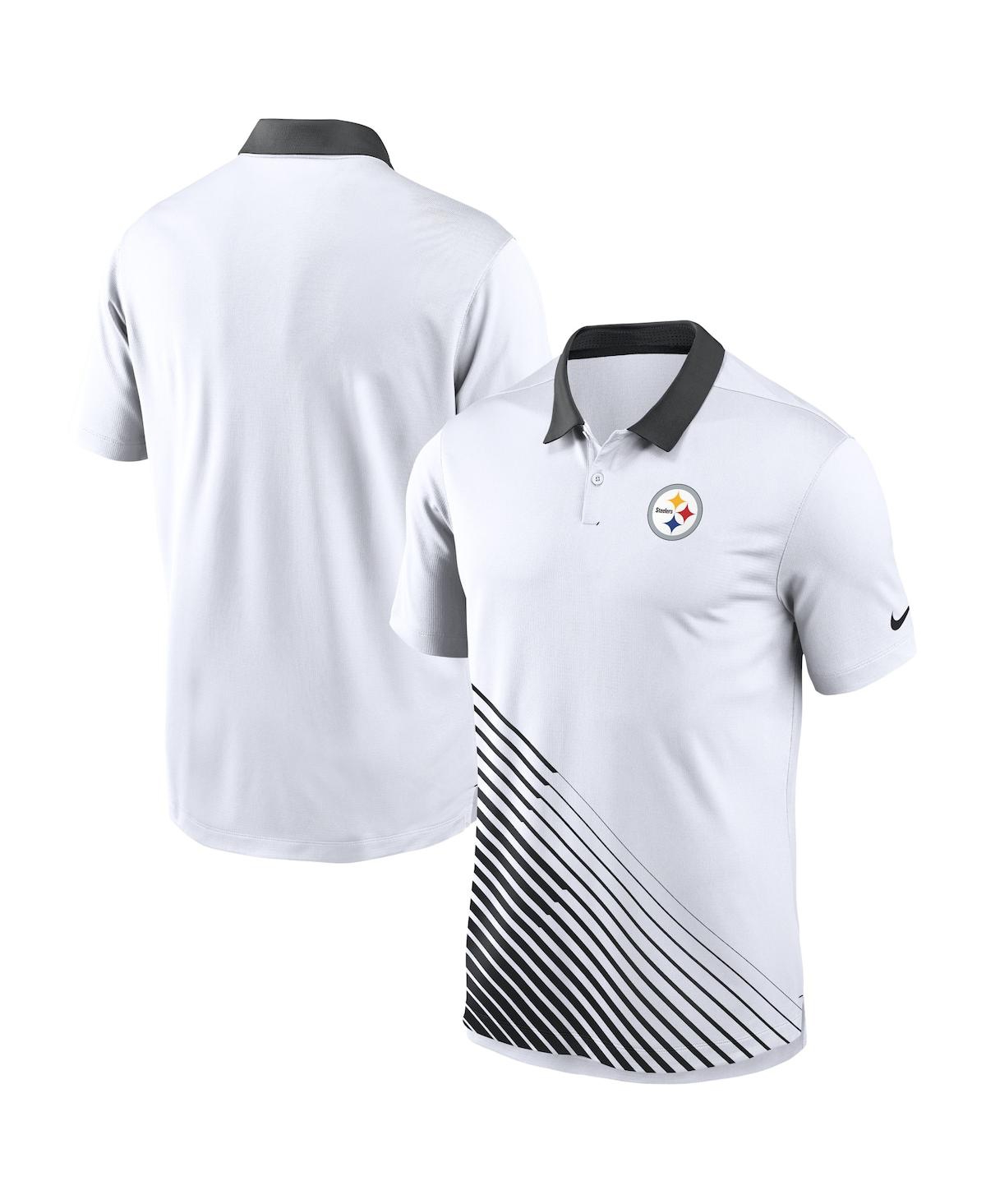 Men's Nike White Pittsburgh Steelers Vapor Performance Polo Shirt - White