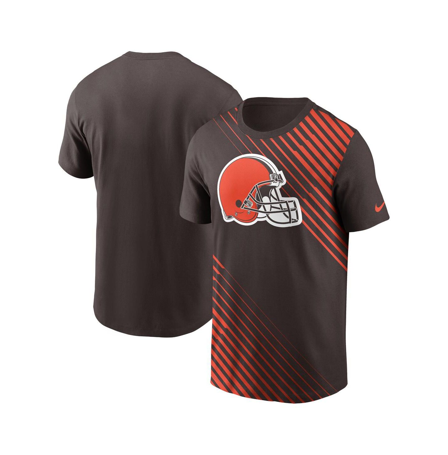 Мужская футболка Nike Brown Cleveland Browns Yard Line Fashion Asbury — фото 1