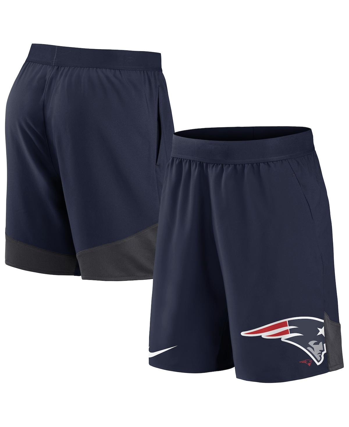 Nike Men's  Navy New England Patriots Stretch Performance Shorts In Navy