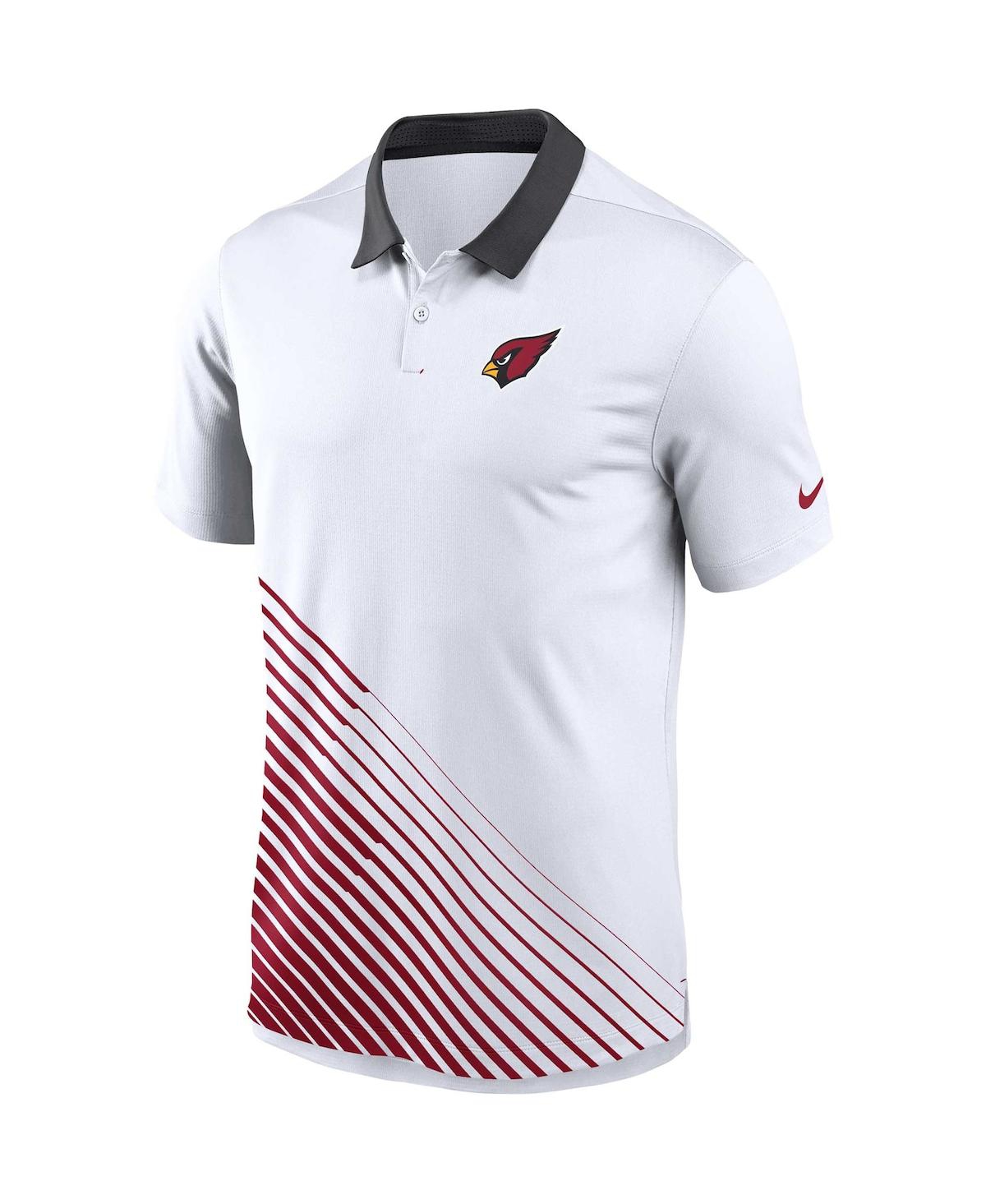 Shop Nike Men's  White Arizona Cardinals Vapor Performance Polo Shirt