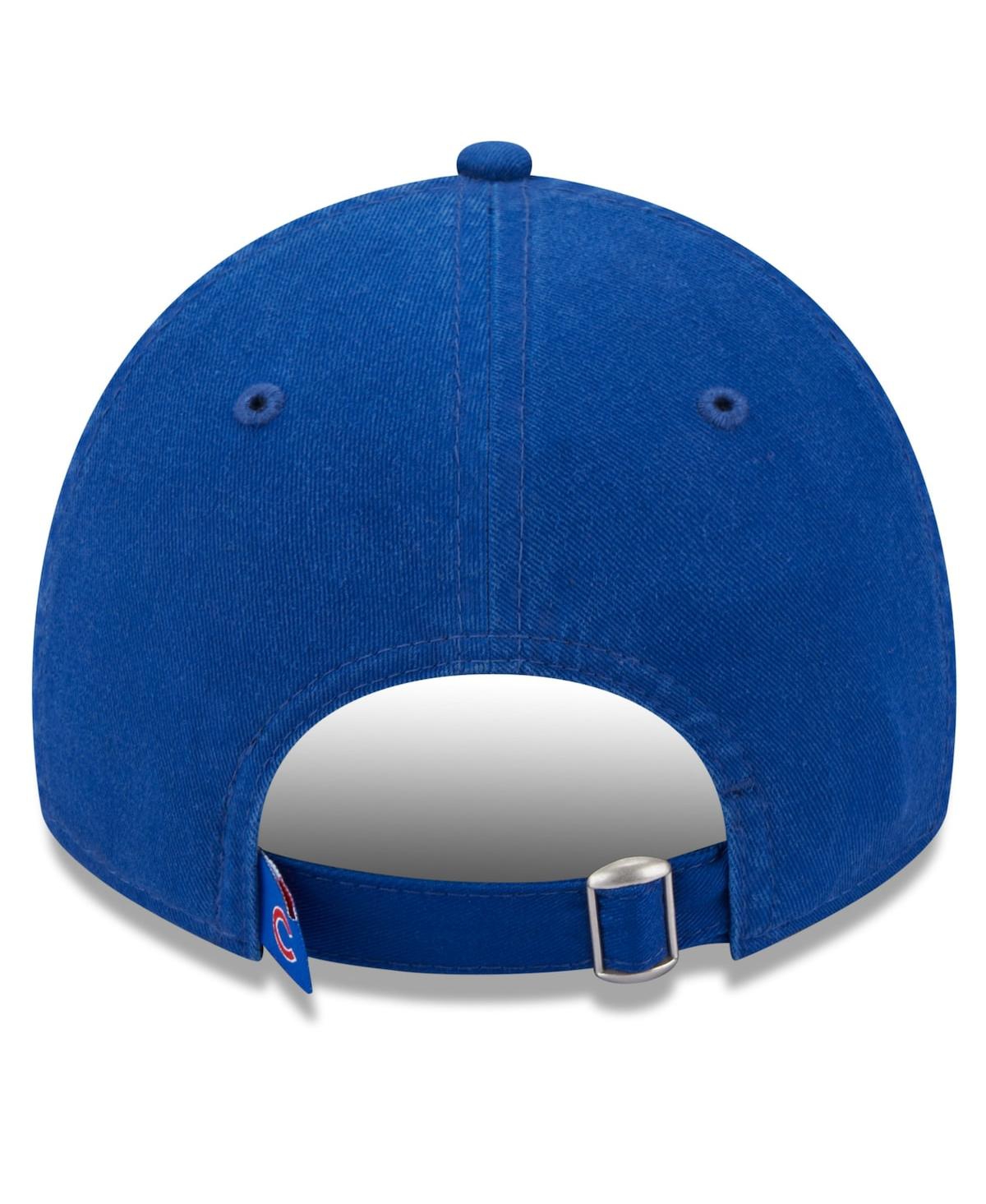 Shop New Era Women's  Royal Chicago Cubs Leaves 9twenty Adjustable Hat