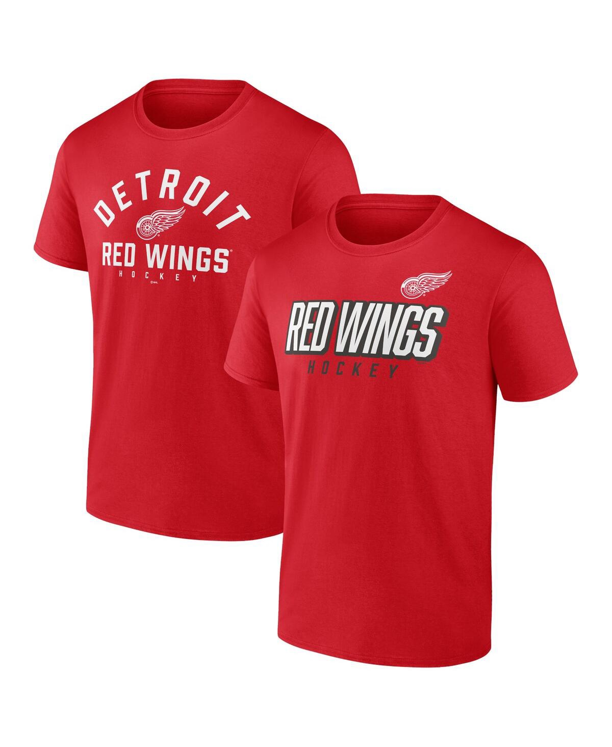 Detroit Red Wings Distressed T-Shirt - Vintage Detroit Collection