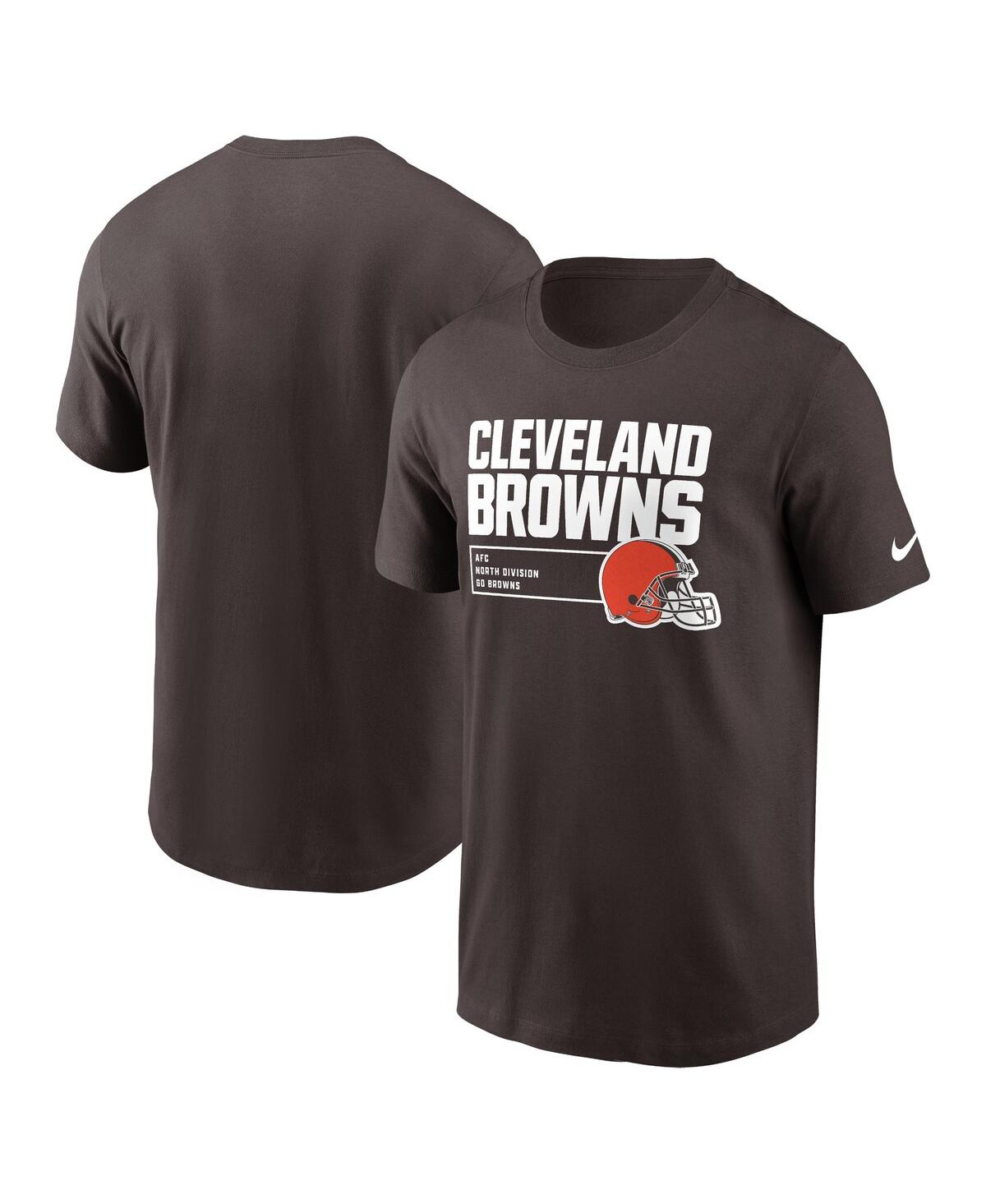 Nike Men's  Brown Cleveland Browns Division Essential T-shirt