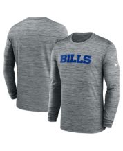 Women's Fanatics Branded Red Buffalo Bills Team Authentic Logo Personalized Name & Number V-Neck Long Sleeve T-Shirt