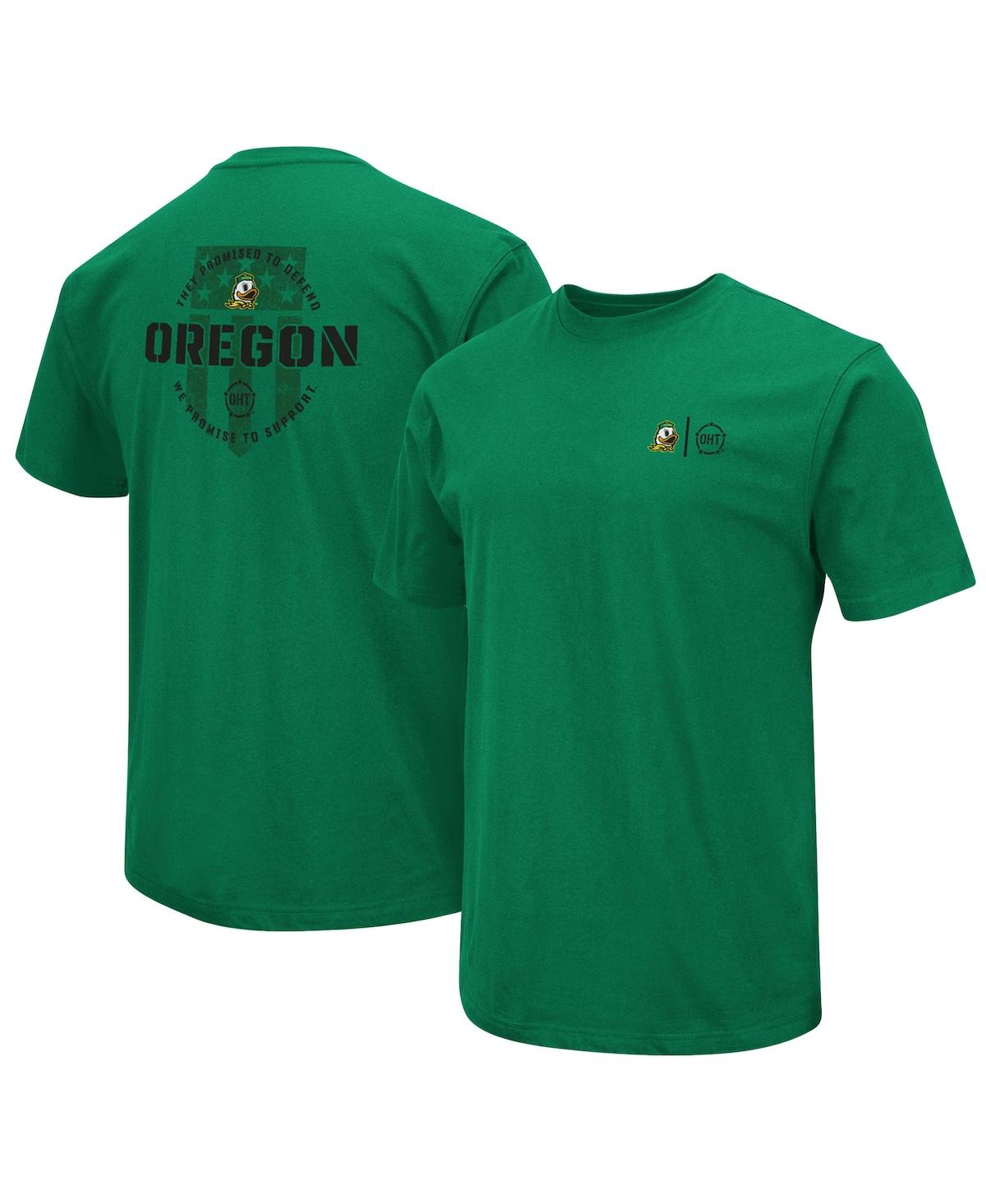 Shop Colosseum Men's  Green Oregon Ducks Oht Military-inspired Appreciation T-shirt