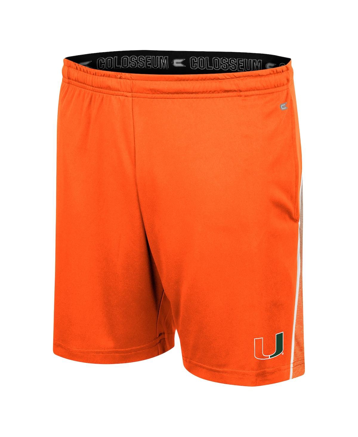 Shop Colosseum Men's  Orange Miami Hurricanes Laws Of Physics Shorts