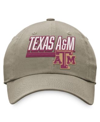 Men's Khaki Texas A&M Aggies Slice Adjustable Hat