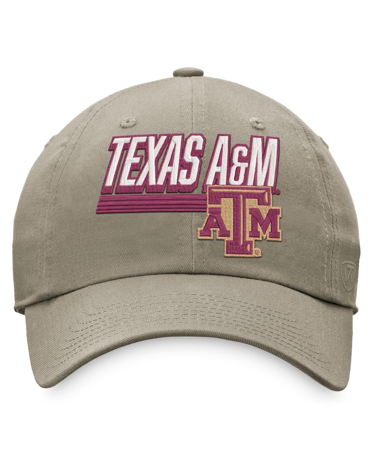 Shop Top Of The World Men's  Khaki Texas A&m Aggies Slice Adjustable Hat
