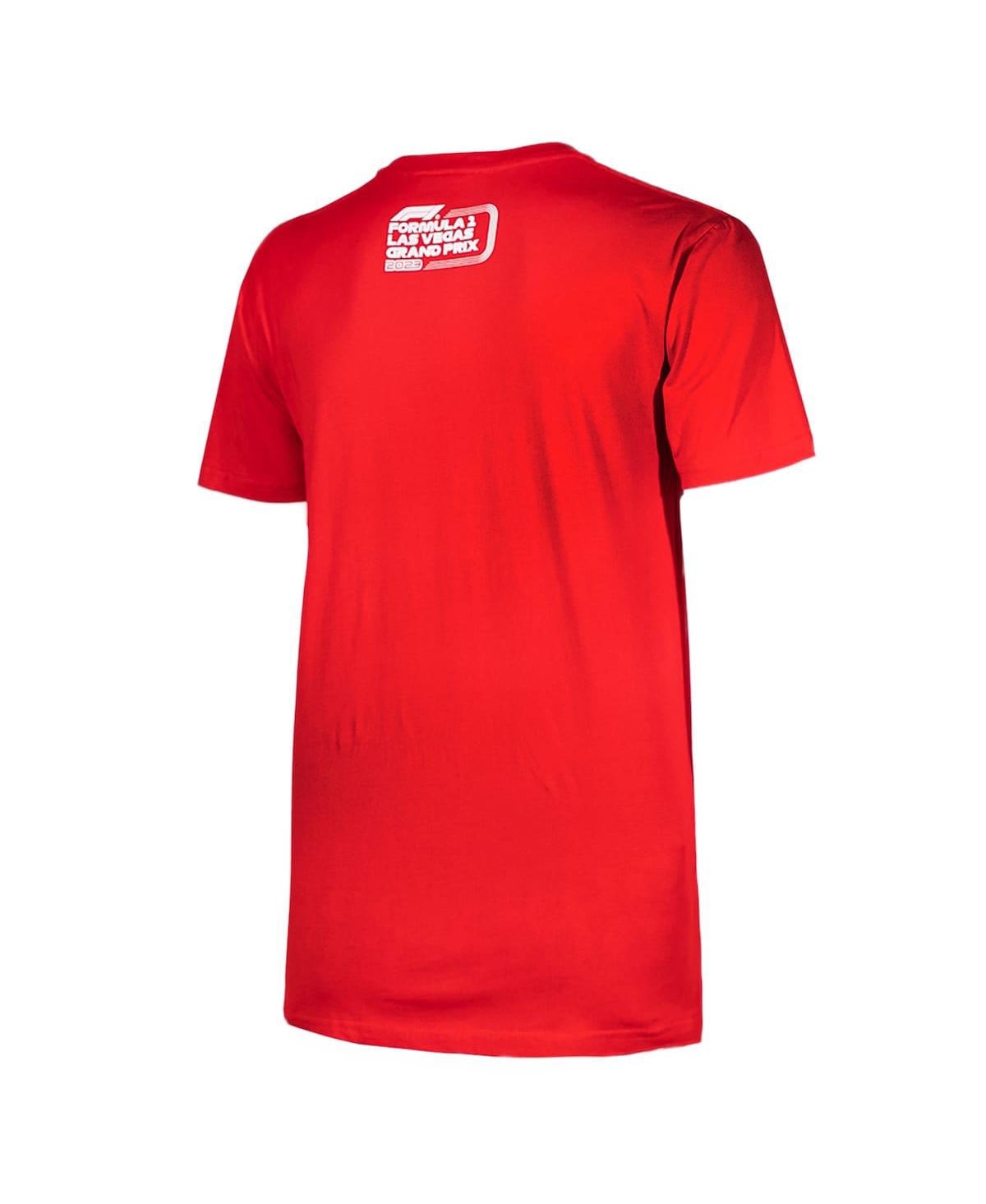 Shop Insomniac Men's And Women's Red Formula 1 Las Vegas Grand Prix Race Ready T-shirt