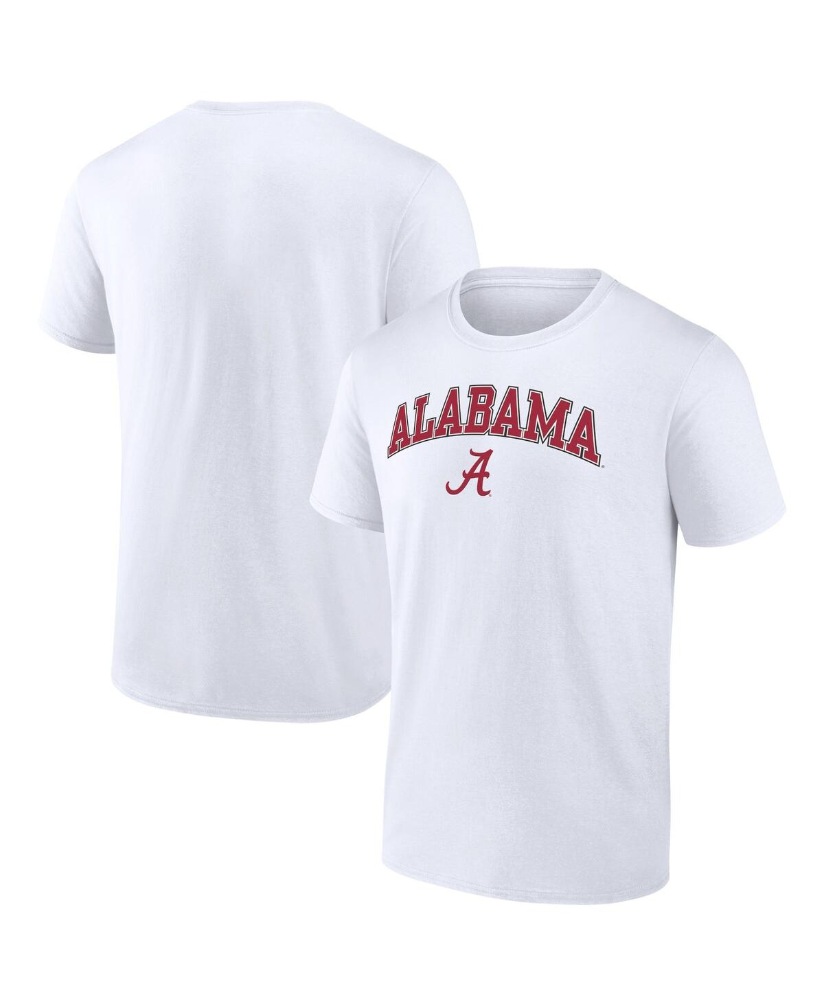 Fanatics Men's  White Alabama Crimson Tide Campus T-shirt