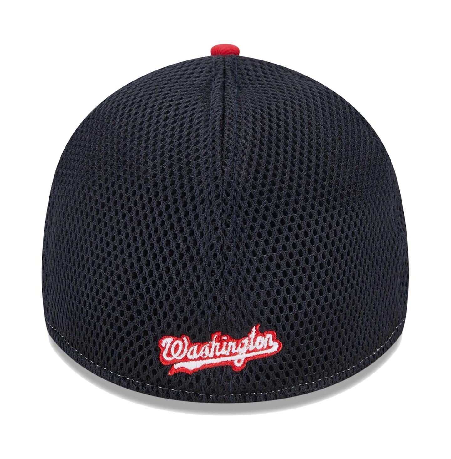 Мужская кепка New Era Red Washington Nationals Team Neo 39THIRTY Flex Hat — фото 5