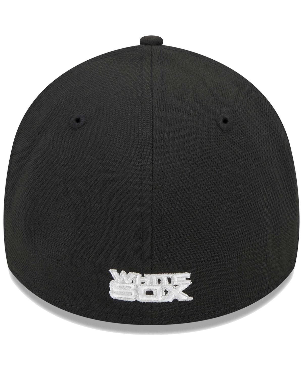 New Era Men's Chicago White Sox Mlb Team Classic 39thirty Flex Hat In Black