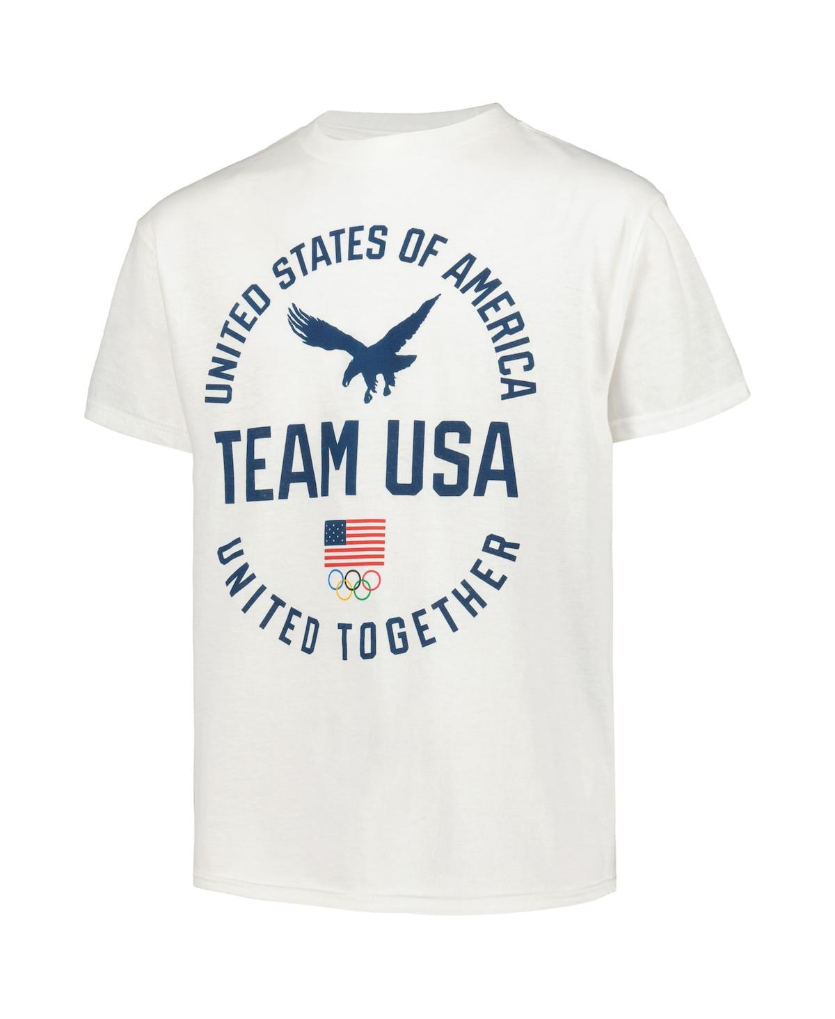 Shop Outerstuff Big Boys White Team Usa Eagle United T-shirt