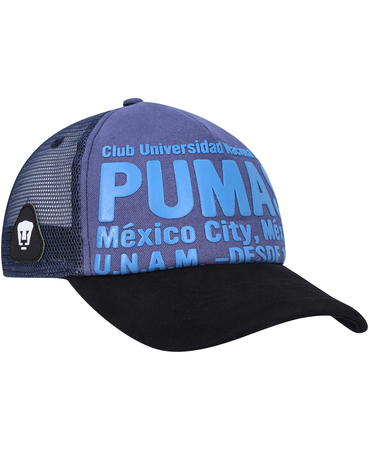 Shop Fan Ink Men's Navy Pumas Club Gold Adjustable Hat