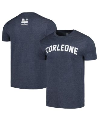 Men's Heather Navy The Godfather Corleone T-shirt