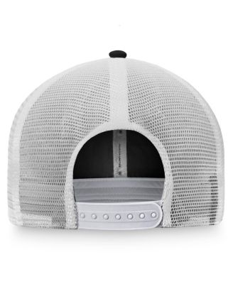 Men's Black, White Navy Midshipmen Stockpile Trucker Snapback Hat